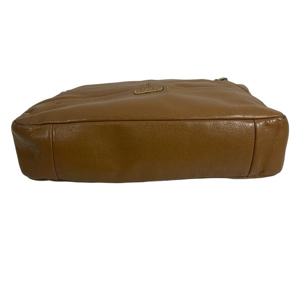 COACH Park Hobo Tan Pebble Leather 2-way Shoulder Handbag w/ Tag + Dustbag - Picture 7 of 15